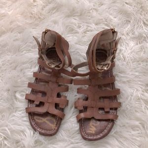 Sam Edelman Gladiator Sandals in Cognac Size 6